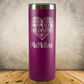 Personalized Physical Therapist Tumbler 20oz Skinny Custom Laser Engraved Cup