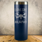 Personalized Drone Pilot Tumbler, 20oz Skinny Stainless Steel Laser Engraved Travel Mug, Custom Gift for Dad, Father's Day Gift