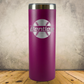 Personalized Baseball Split Monogram Skinny Tumbler - Laser Engraved