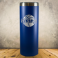 Personalized Basketball Split Monogram Skinny Tumbler - Laser Engraved