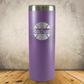 Personalized Tennis Split Monogram Skinny Tumbler - Laser Engraved