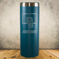 Personalized Laser Engraved Tumbler 20oz Skinny Basketball Backboard Gift for Players, Coaches & Fans