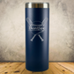 Personalized Laser Engraved Tumbler 20oz Skinny Baseball with Bat Gift for Players, Coaches & Fans