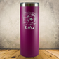 Personalized Laser Engraved Tumbler 20oz Skinny Soccer Ball in Net Gift for Players, Coaches & Fans