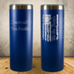 Personalized Laser Engraved Tumbler 20oz Skinny 1776–2026 USA We The People