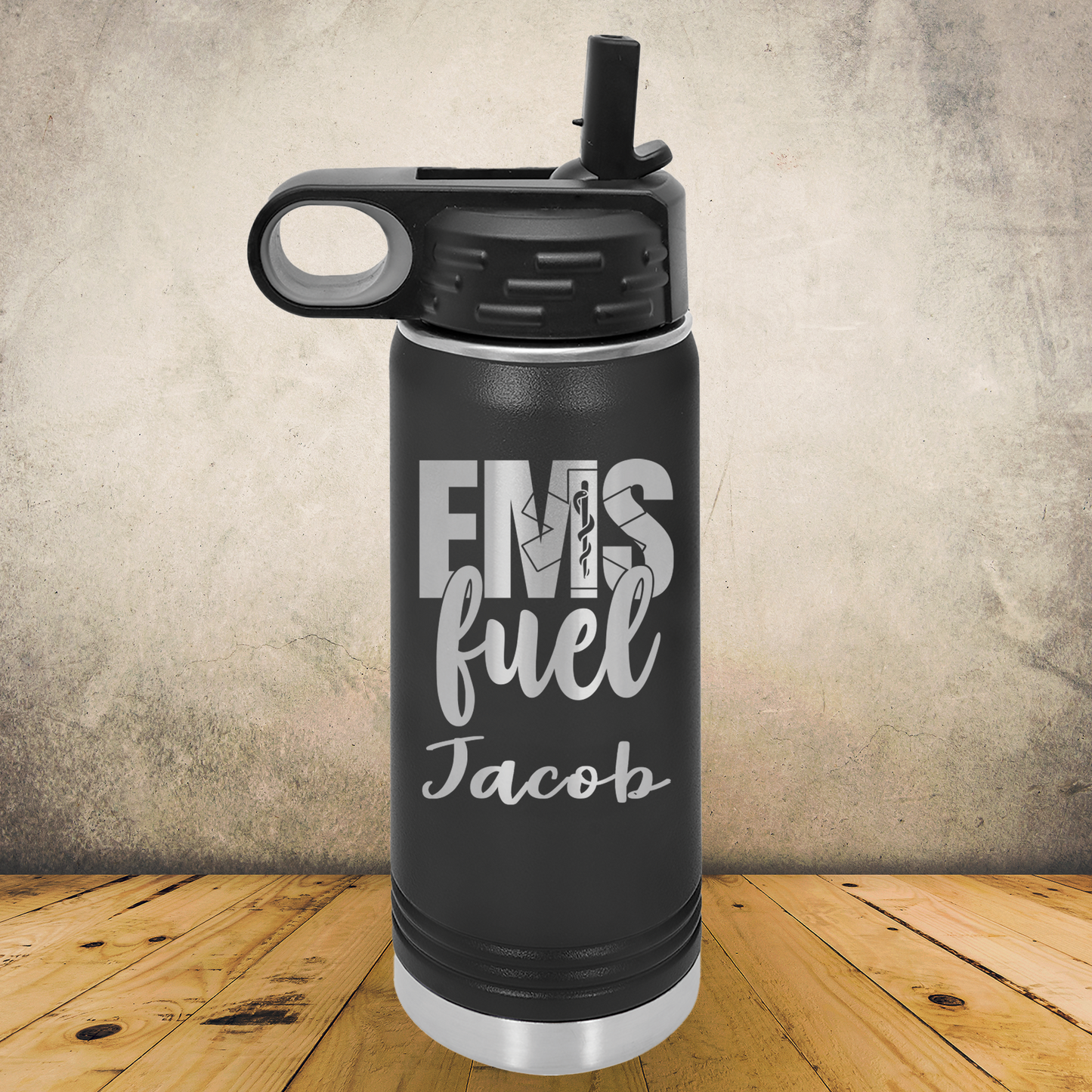 Personalized EMS Water Bottle 20oz or 32oz Custom EMT & Paramedic Tumbler, Laser Engraved Stainless Steel Travel Mug, First Responder Cup (Copy) (Copy) (Copy)