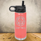 Personalized Laser Engraved Water Bottle 20/32oz for Firefighter Battalion Chief