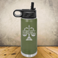 Personalized Lawyer Water Bottle 20/32oz Custom Laser Engraved Tumbler