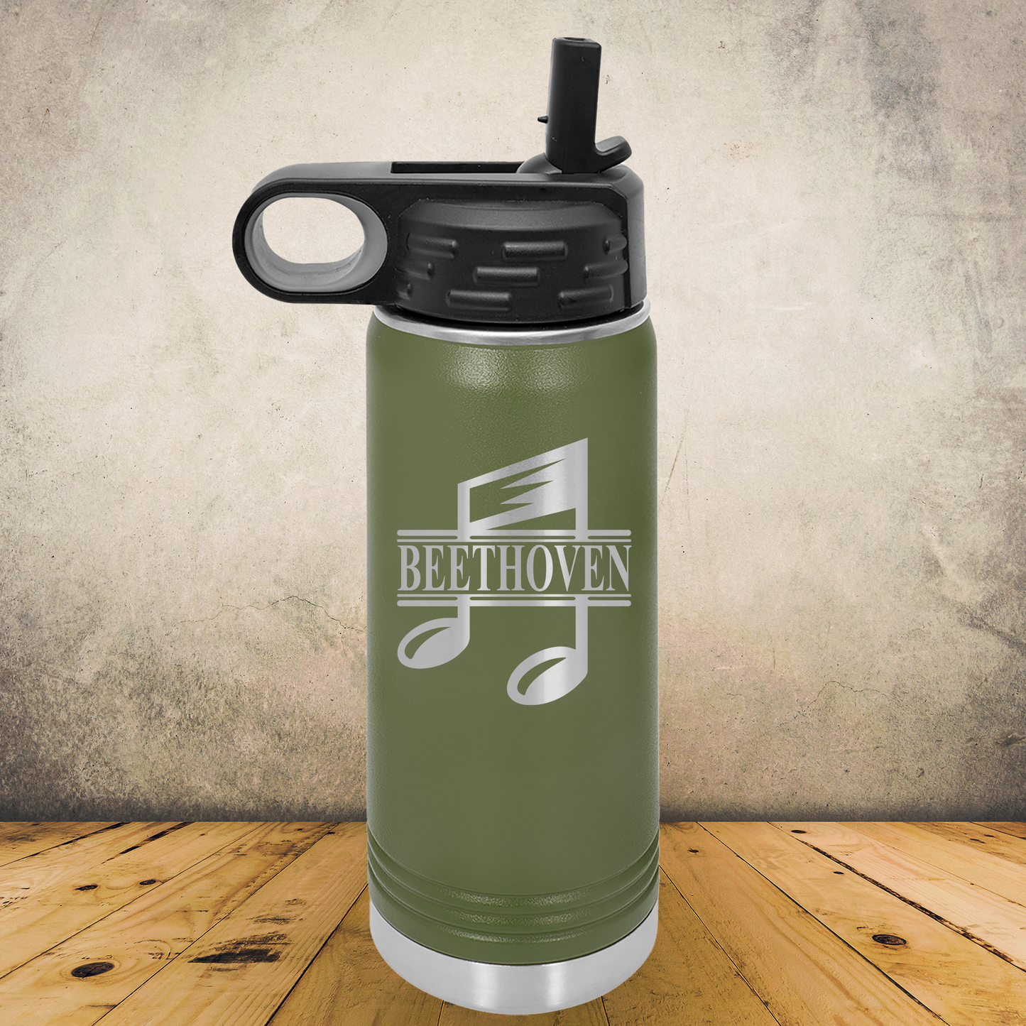 Personalized Music Teacher Water Bottle 20/32oz Custom Laser Engraved Tumbler