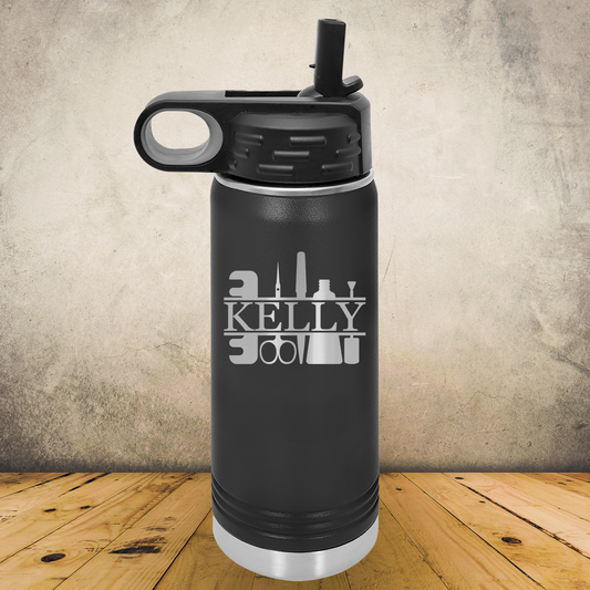 Personalized Manicurist Water Bottle 20/32oz Custom Laser Engraved Tumbler