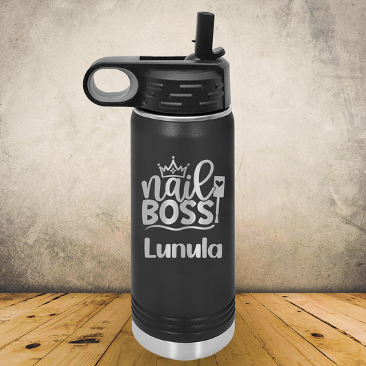 Personalized Manicurist Water Bottle 20/32oz Custom Laser Engraved Tumbler