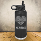 Personalized Laser Engraved Water Bottle 20/32oz  for Teachers, School Counselors & Staff Appreciation