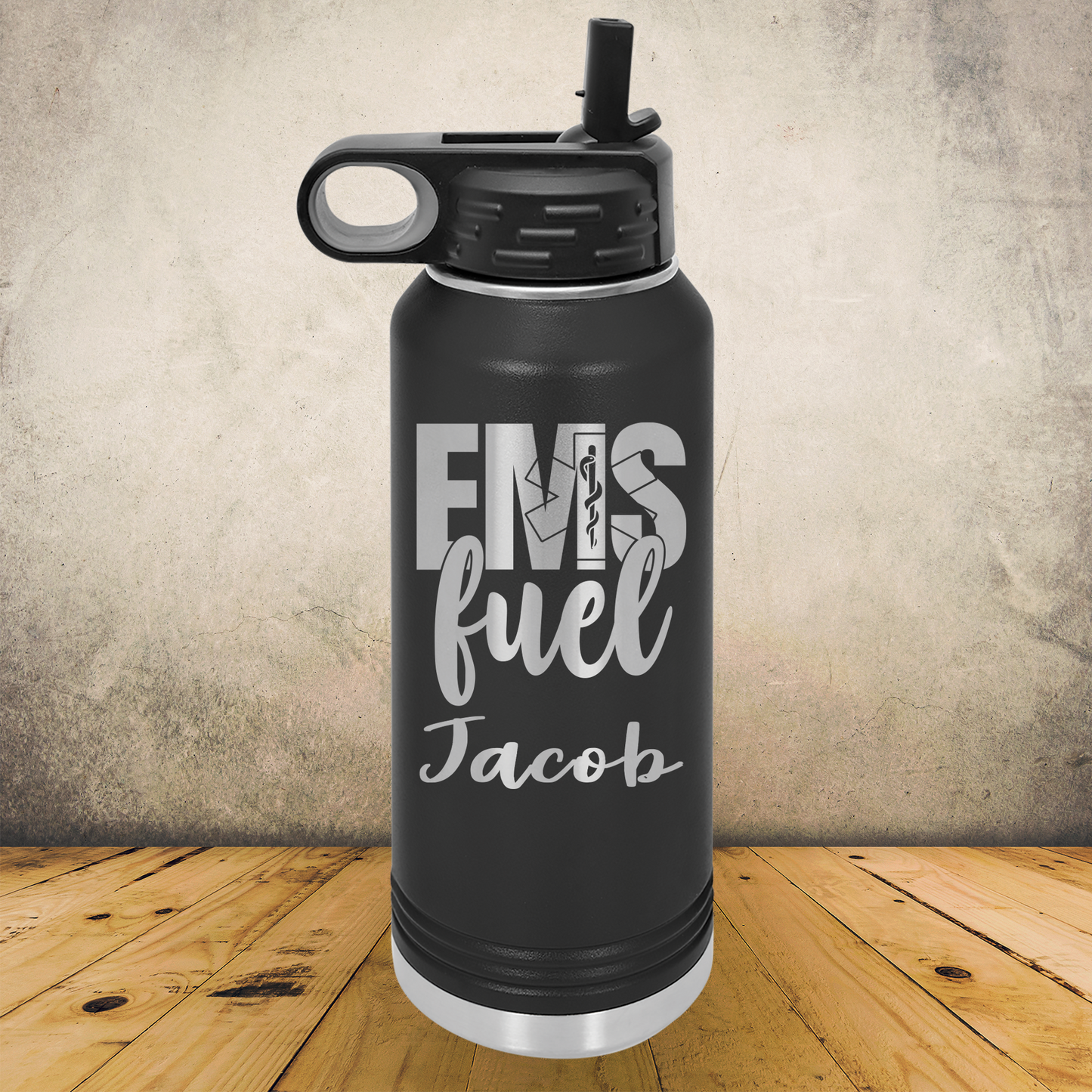 Personalized EMS Water Bottle 20oz or 32oz Custom EMT & Paramedic Tumbler, Laser Engraved Stainless Steel Travel Mug, First Responder Cup (Copy) (Copy) (Copy)
