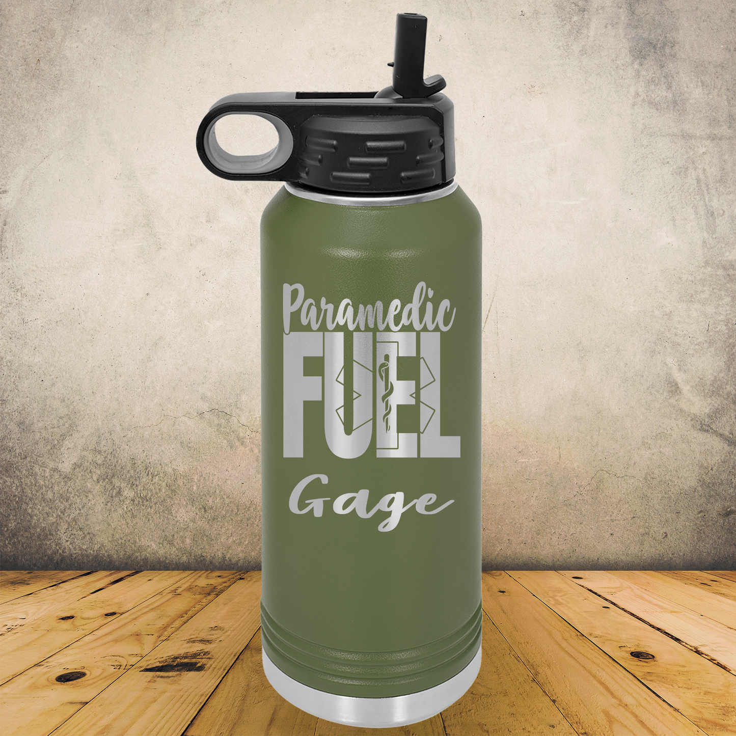 Personalized Paramedic Water Bottle 20oz or 32oz Custom EMT & EMS Tumbler, Laser Engraved Stainless Steel Travel Mug, First Responder Cup (Copy) (Copy)