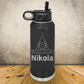 Personalized Engineer Water Bottle 20oz or 32oz Stainless Steel Laser Engraved Tumbler, Custom Insulated Travel Cup for Engineers, Engineering Gift