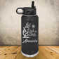 Personalized Lab Tech Water Bottle, Custom 20oz or 32oz Laboratory Technician Laser Engraved Stainless Steel Tumbler