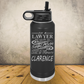 Personalized Lawyer Water Bottle 20/32oz Custom Laser Engraved Tumbler