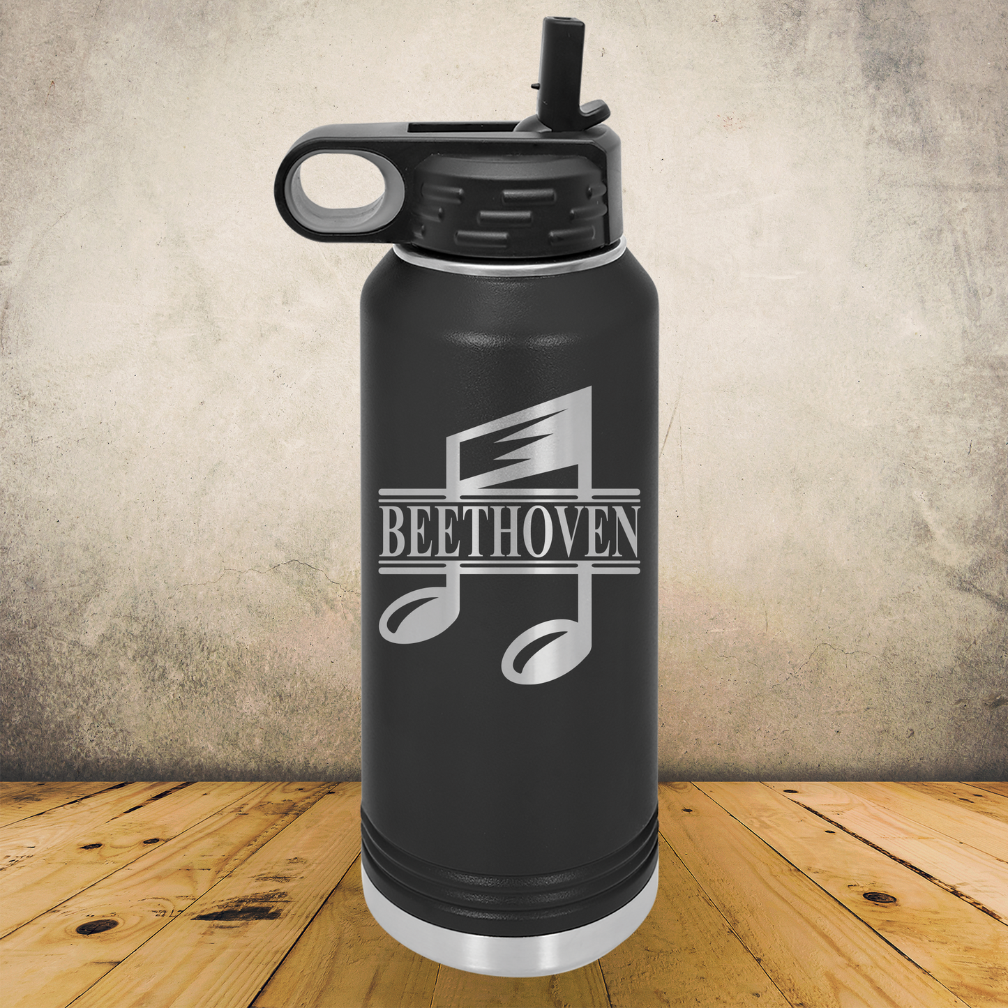 Personalized Music Teacher Water Bottle 20/32oz Custom Laser Engraved Tumbler