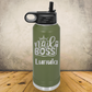 Personalized Manicurist Water Bottle 20/32oz Custom Laser Engraved Tumbler