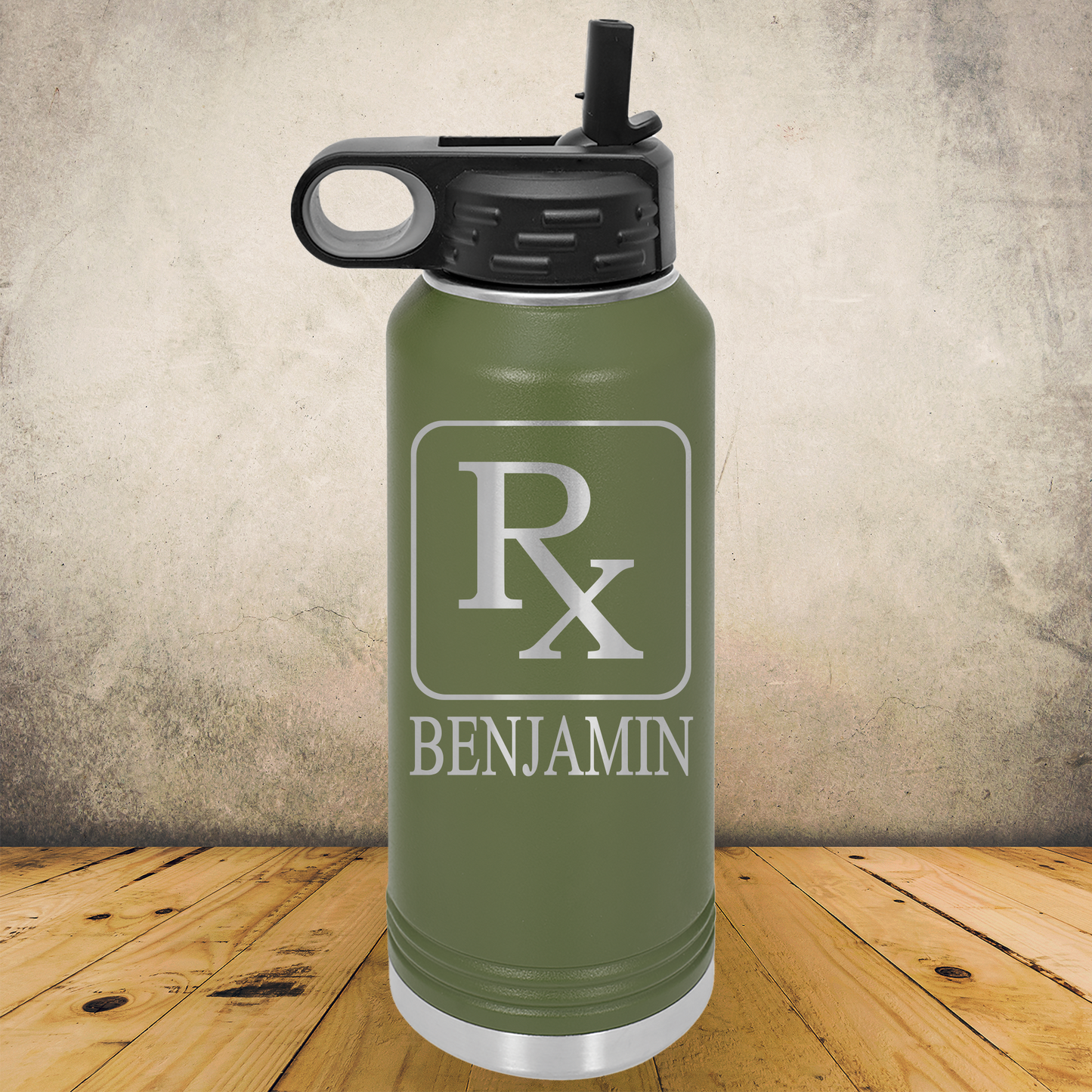 Personalized Pharmacist Water Bottle 20oz or 32oz Stainless Steel Tumbler, Custom Laser Engraved Pharmacy Gift, Pharmacist Appreciation Gift, Custom Insulated Travel Mug for RPh, Pharmacy Technician