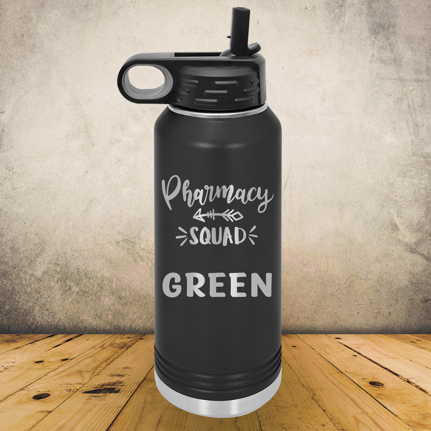 Personalized Pharmacist Water Bottle 20oz or 32oz Stainless Steel Tumbler, Custom Laser Engraved Pharmacy Gift, Pharmacist Appreciation Gift, Custom Insulated Travel Mug for RPh, Pharmacy Technician