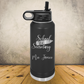 Personalized Laser Engraved Water Bottle 20/32oz for School Office Clerical, Secretary Appreciation Gift, Administrative Assistant Present, Office Managers, End of School Year Gift