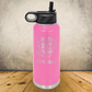 Personalized Laser Engraved Water Bottle 20/32oz Teacher Appreciation or Back to School Gift