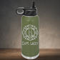 Personalized Firefighter Captain Water Bottle - Laser Engraved