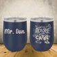 Personalized Laser Engraved Wine Tumbler for Janitor Appreciation, School Custodian, End of the School Year Thank You Gift