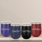 Personalized Dentist Wine Tumbler, Custom Laser Engraved 12oz Stainless Steel Cup (Copy) (Copy) (Copy)