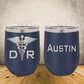 Personalized Doctor Wine Tumbler 12oz Custom Stainless Steel Laser Engraved Cup, Medical Gift for Physician, MD, Nurse Practitioner, Surgeon