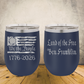 Personalized Laser Engraved Wine Tumbler 12oz 1776–2026 USA We The People