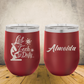 Personalized Lab Tech Wine Tumbler, Custom 12oz Laboratory Technician Laser Engraved Stainless Steel Cup