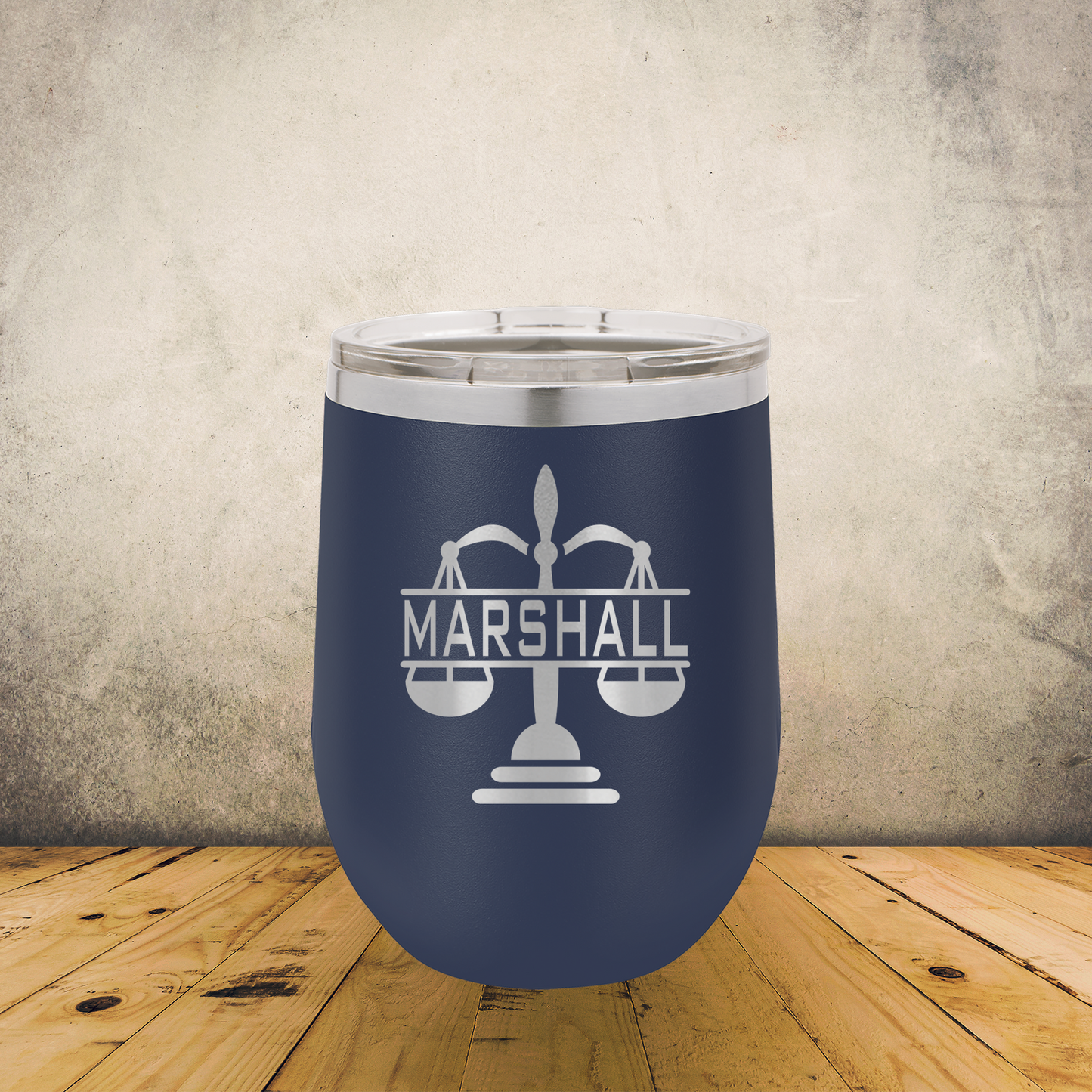 Personalized Lawyer Wine Tumbler 12oz Custom Laser Engraved Cup