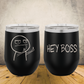 Personalized Funny Middle Finger Wine Tumbler 12oz Skinny Stainless Steel Cup, F-Off Sarcastic Gift