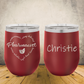 Personalized Pharmacist Wine Tumbler 12oz Stainless Steel Cup, Custom Laser Engraved Pharmacy Gift, Pharmacist Appreciation Gift for RPh, Pharmacy Technician