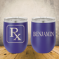Personalized Pharmacist Wine Tumbler 12oz Stainless Steel Cup, Custom Laser Engraved Pharmacy Gift, Pharmacist Appreciation Gift for RPh, Pharmacy Technician
