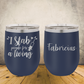 Personalized Phlebotomist Wine Tumbler 12oz Custom Laser Engraved Cup
