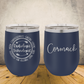 Personalized Radiology Wine Tumbler 12oz Custom Laser Engraved Cup