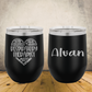 Personalized Respiratory Therapist Wine Tumbler 12oz Custom Laser Engraved Cup