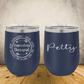 Personalized Respiratory Therapist Wine Tumbler 12oz Custom Laser Engraved Cup
