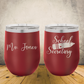 Personalized Laser Engraved Wine Tumbler for School Office Clerical, Secretary Appreciation Gift, Administrative Assistant Present, Office Managers, End of School Year Gift