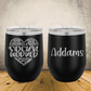 Personalized Social Worker Wine Tumbler 12oz Custom Laser Engraved Cup