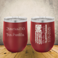 Personalized Laser Engraved Wine Tumbler 12oz 1776–2026 USA We The People