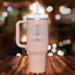 Personalized Future Lawyer Handle Tumbler - Laser Engraved