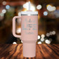 Personalized Medical Life Handle Tumbler - Laser Engraved