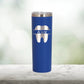 Personalized Dental Monogram Skinny Tumbler - Laser Engraved