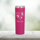 Personalized Optometrist Heart Skinny Tumbler - Laser Engraved