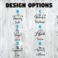 Personalized Zodiac Sign Skinny Tumbler - Laser Engraved