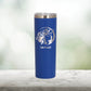 Personalized Fisher Skinny Tumbler - Laser Engraved